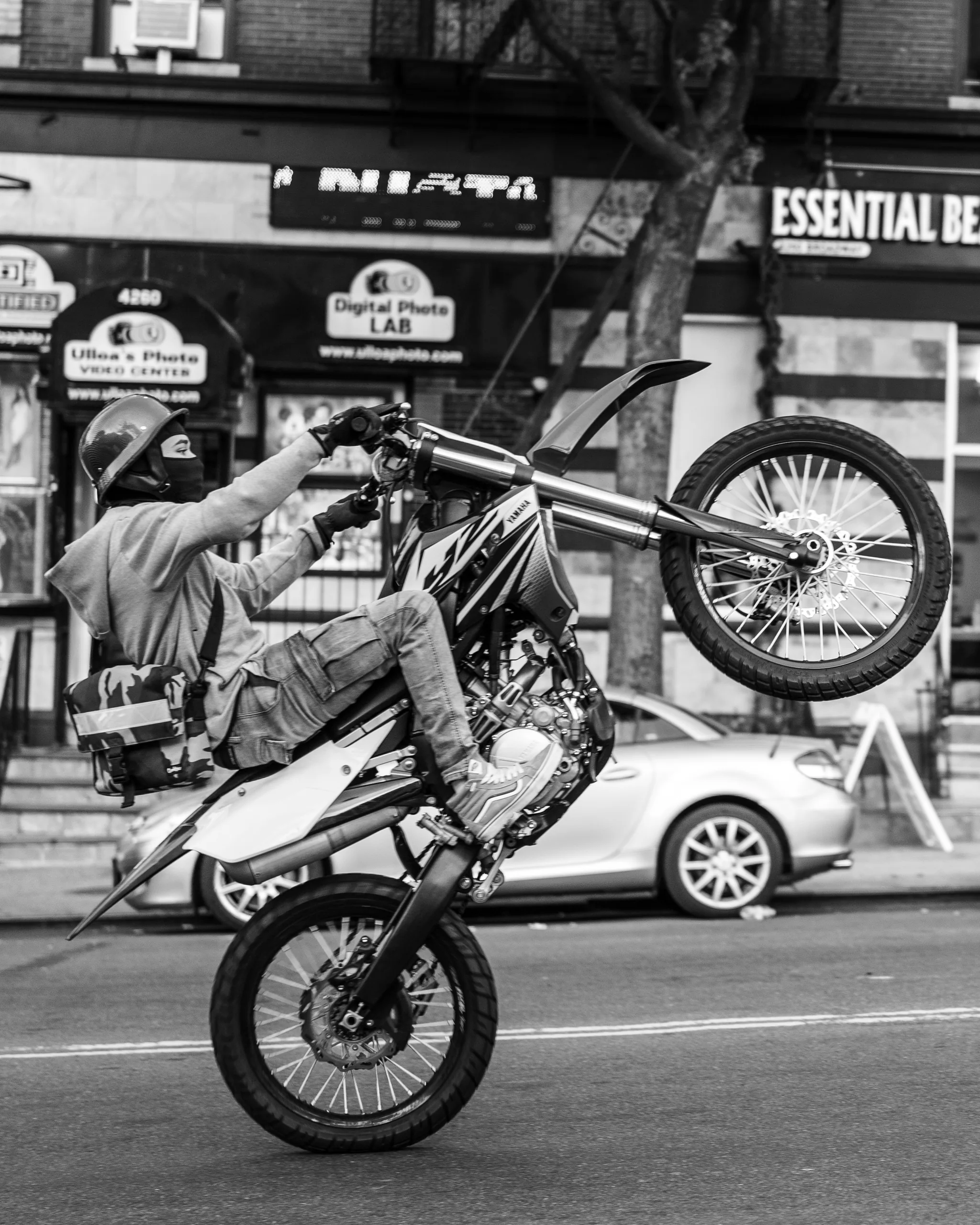 Motorcycle in Washington Heights, NYC